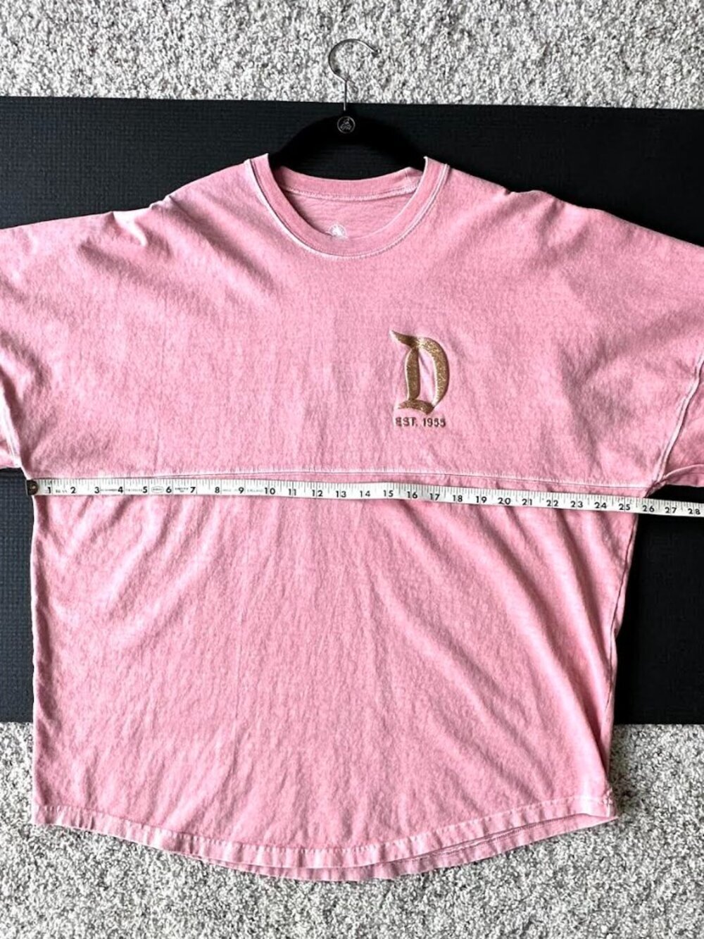 Disneyland Resort Spirit Jersey Pink Gold Glittery Lettering - Picture 11 of 14